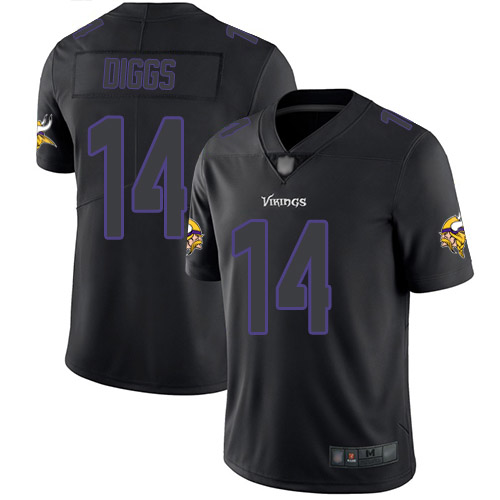 Men Minnesota Vikings #14 Diggs black Limited NFL Nike Jersey